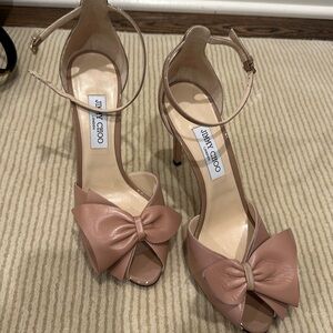 Jimmy Choo Karlotta Peep Toe Heels